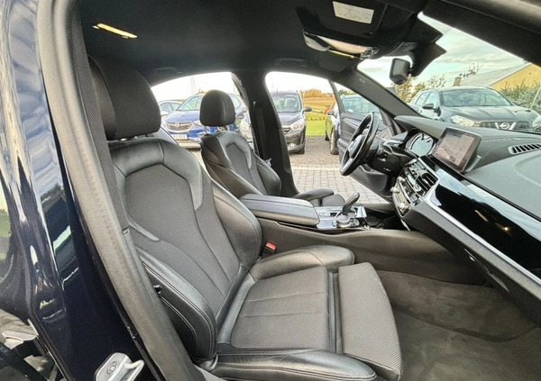 BMW Seria 5 cena 129150 przebieg: 122000, rok produkcji 2018 z Kisielice małe 742